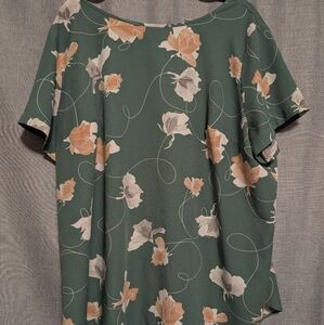 Soft green Ava & Viv tunic blouse